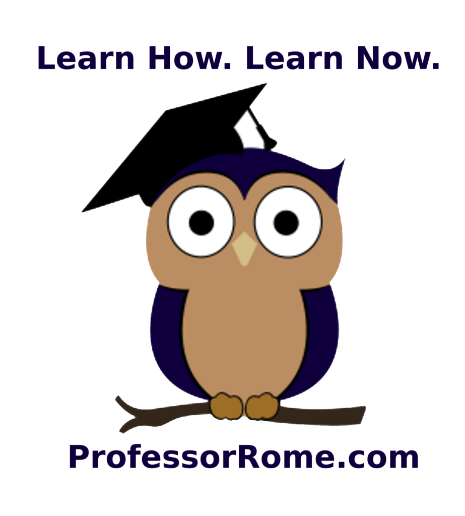 ProfessorRome Logo