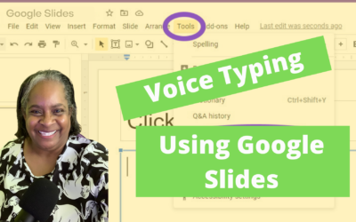 Voice Type Your Google Slides Speaker Notes