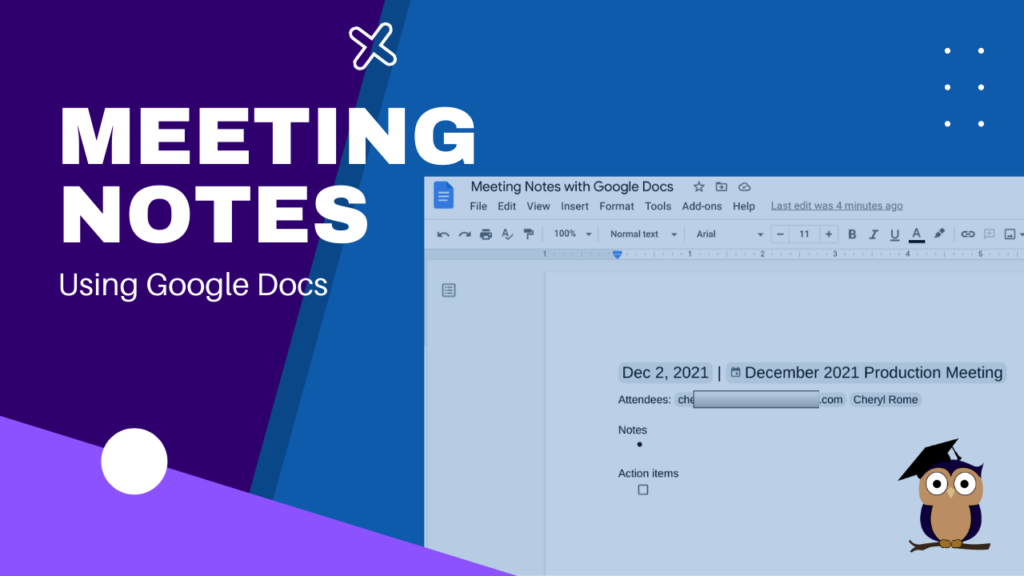 Meeting Notes Using Google Docs
