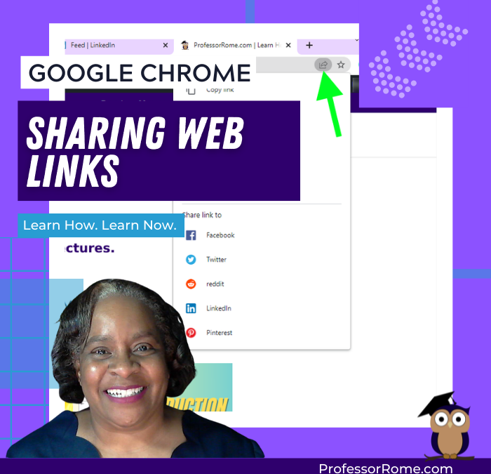 Google Chrome: Sharing Web Pages