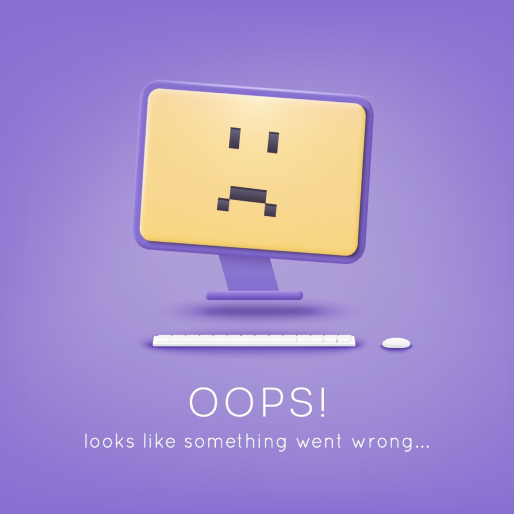404 error page does not exist