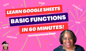 Google Sheets Basic Functions Thumbnail