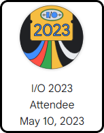 Google I/O 2023 Attendee Badge