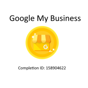 Completed the Google My Business Certification