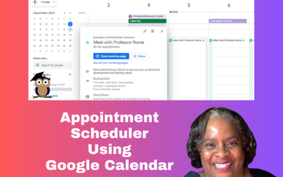 Book Appointments Using Google Calendar